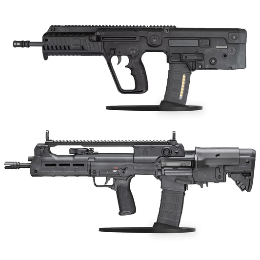 Black Tavor X95, Springfield Armory Hellion Semi-Automatic & Front Heavy AR15 Stand. Rifles, SBR & Pistol Mount. Compatible With 30RD AR/M4 & AR/300BLK GEN M3 & M2 MOE Magpul PMAGS 5.56/.223/300BLK Magazine(PLA)